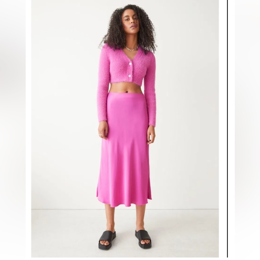 & OTHER STORIES A- Line Midi Skirt